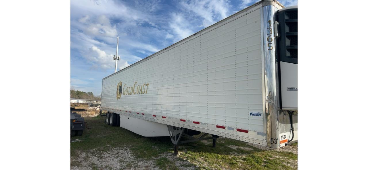 Vanguard 53′ Reefer Trailer, 2022 – Thermo King S-600, Swing Doors, Aluminum Floor