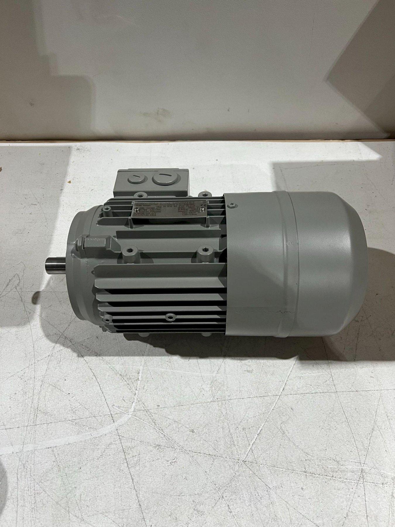 SIEMENS 1LA70834AA12-Z MOTORS 440/480V 3 HP 1695 RPM USED