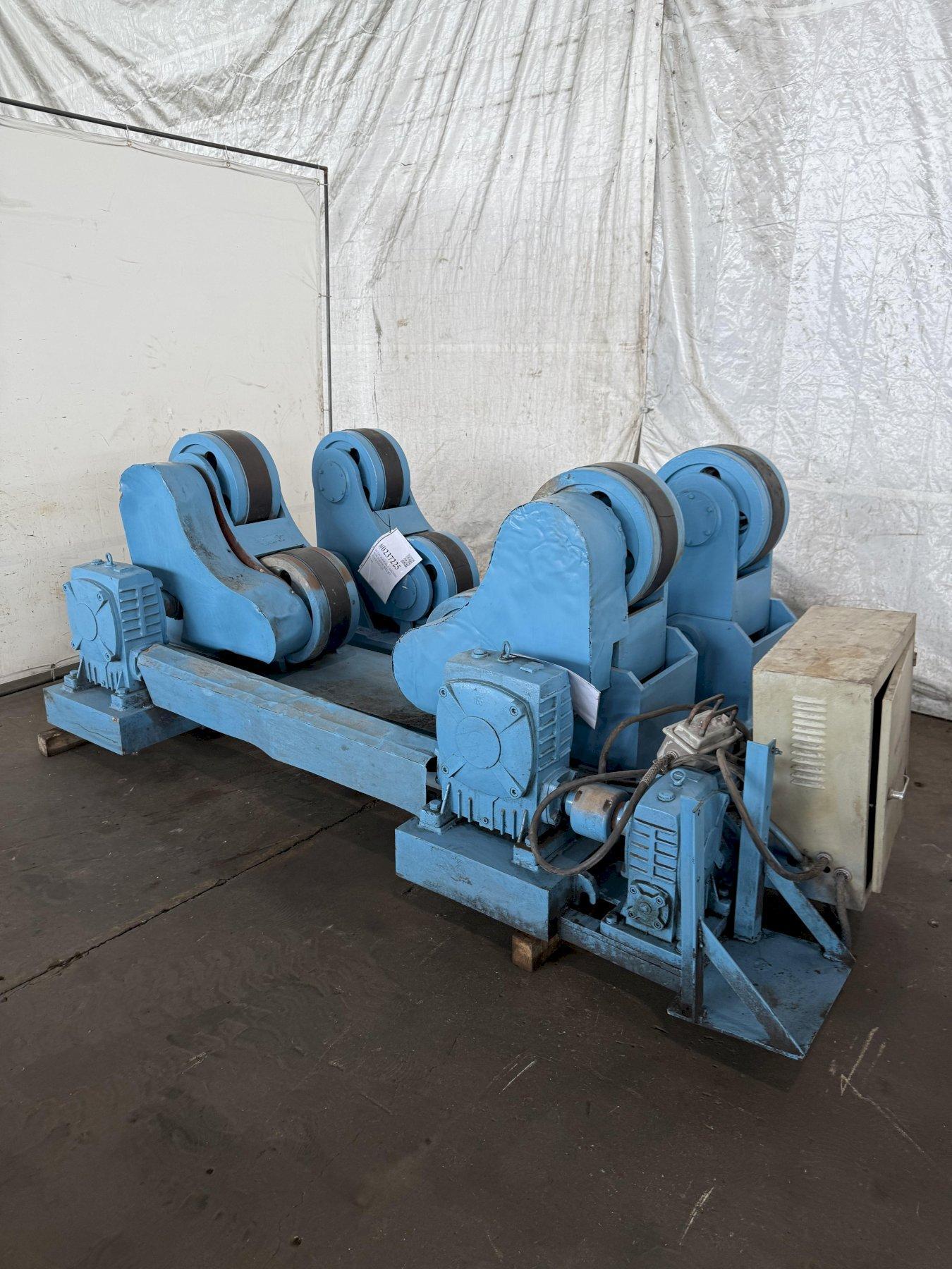 60-TON IRIZAR SELF-ALIGNING TANK TURNING ROLL SET. STOCK # 0237225