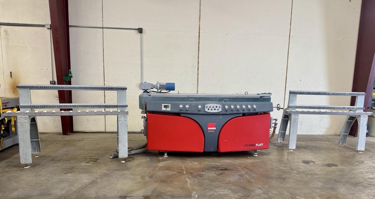 Sasso Flying Flat 7-2 Vertical Edge Polisher, 2024 – 7 Polishing Heads, 2 Bevel Heads