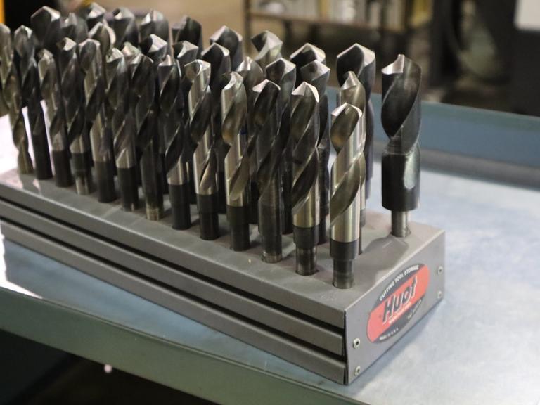 Huot Drill Index with 1/2" Shank Fractional Drills- Auction Item