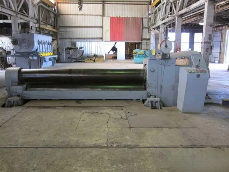 12' X 1-1/8" BERTSCH MODEL #18 INITIAL PINCH PLATE ROLL