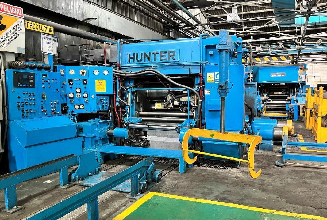 40" x .0002" Hunter 4-HI Foil Rolling Mill