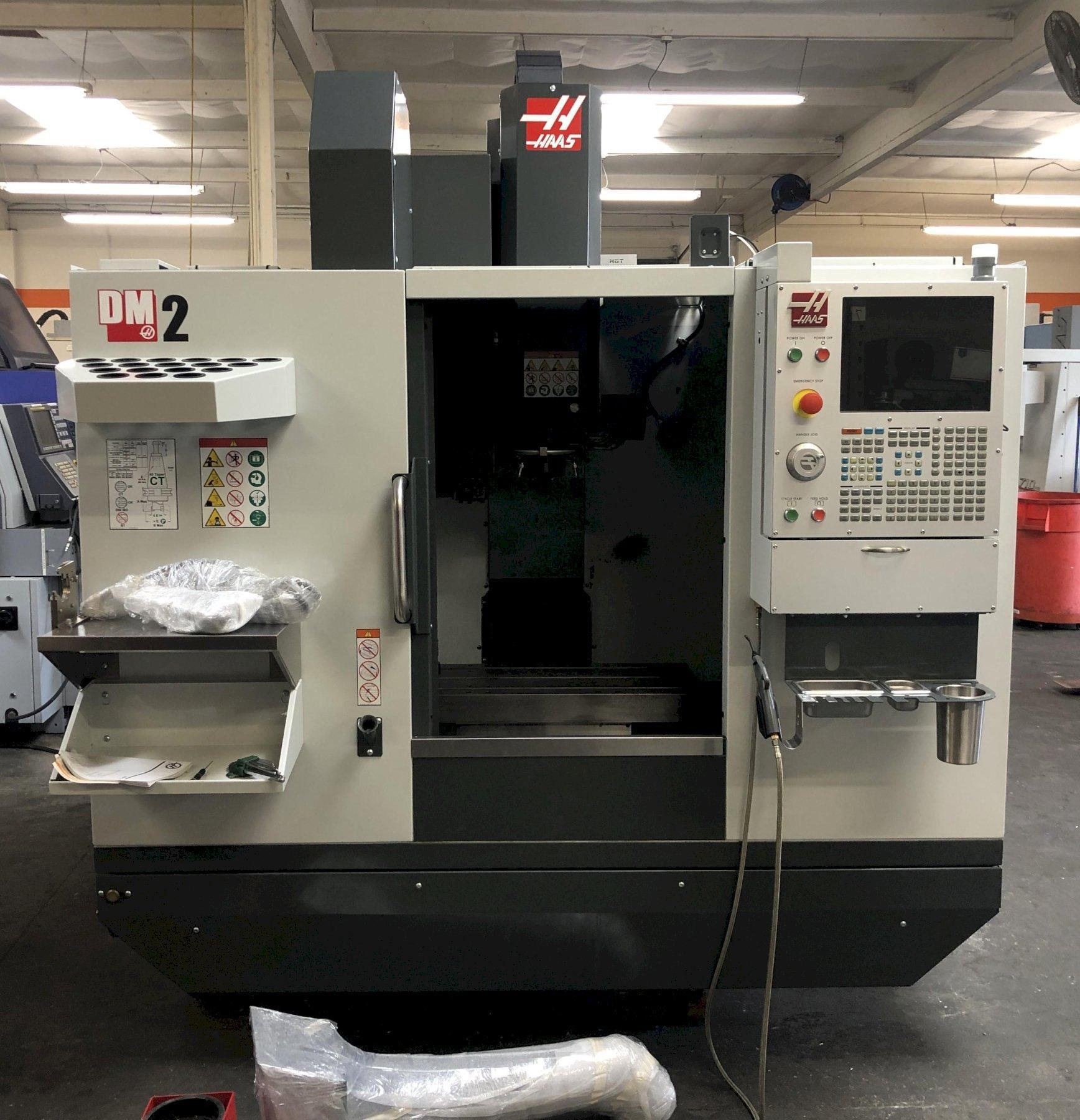 Haas DM-2 CNC Drill/Mill Machining Center 2019 equipped with 15K RPM, Thru-Spindle Coolant, 4