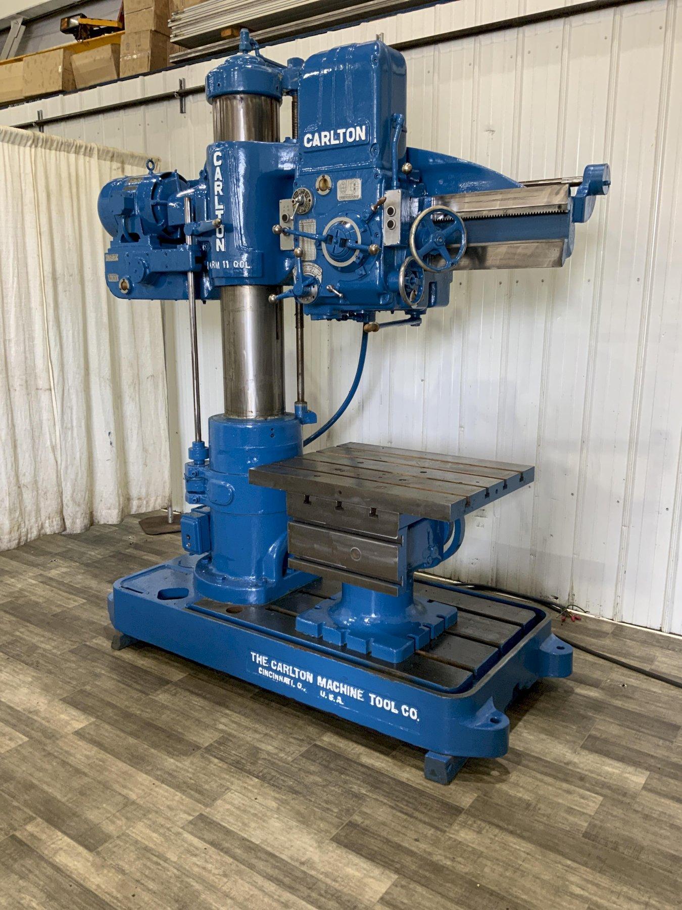 3' X 11" CARLTON RADIAL DRILL : STOCK #81263