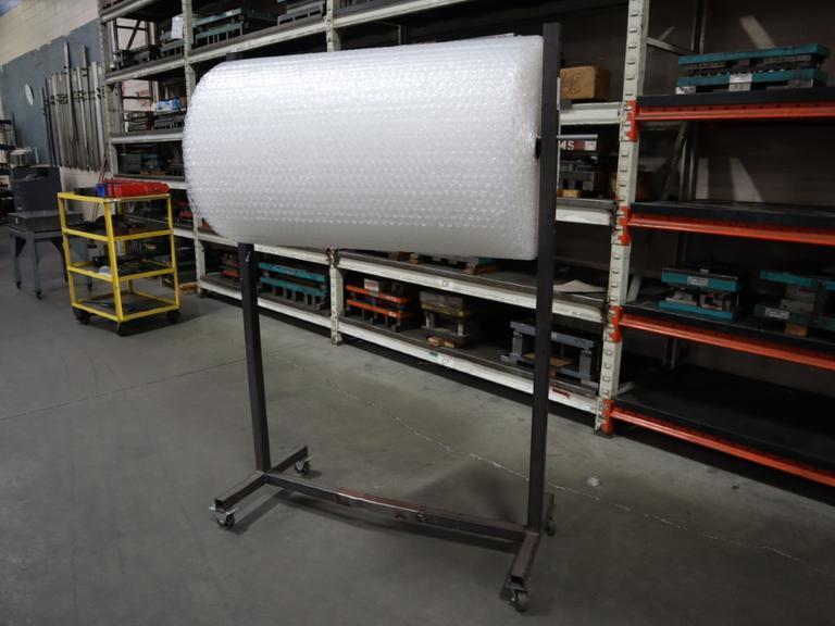 Rolling Bubble Wrap Stand for 4' Rolls- Auction Item