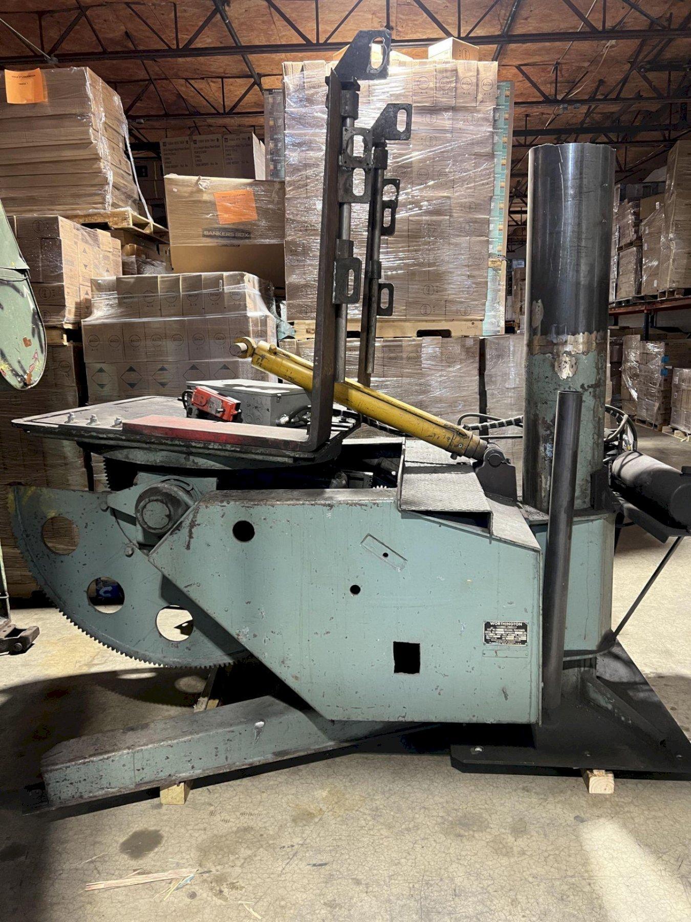 6,000 LB WORTHINGTON MODEL 60P WELDING POSITIONER. STOCK # 1113325.