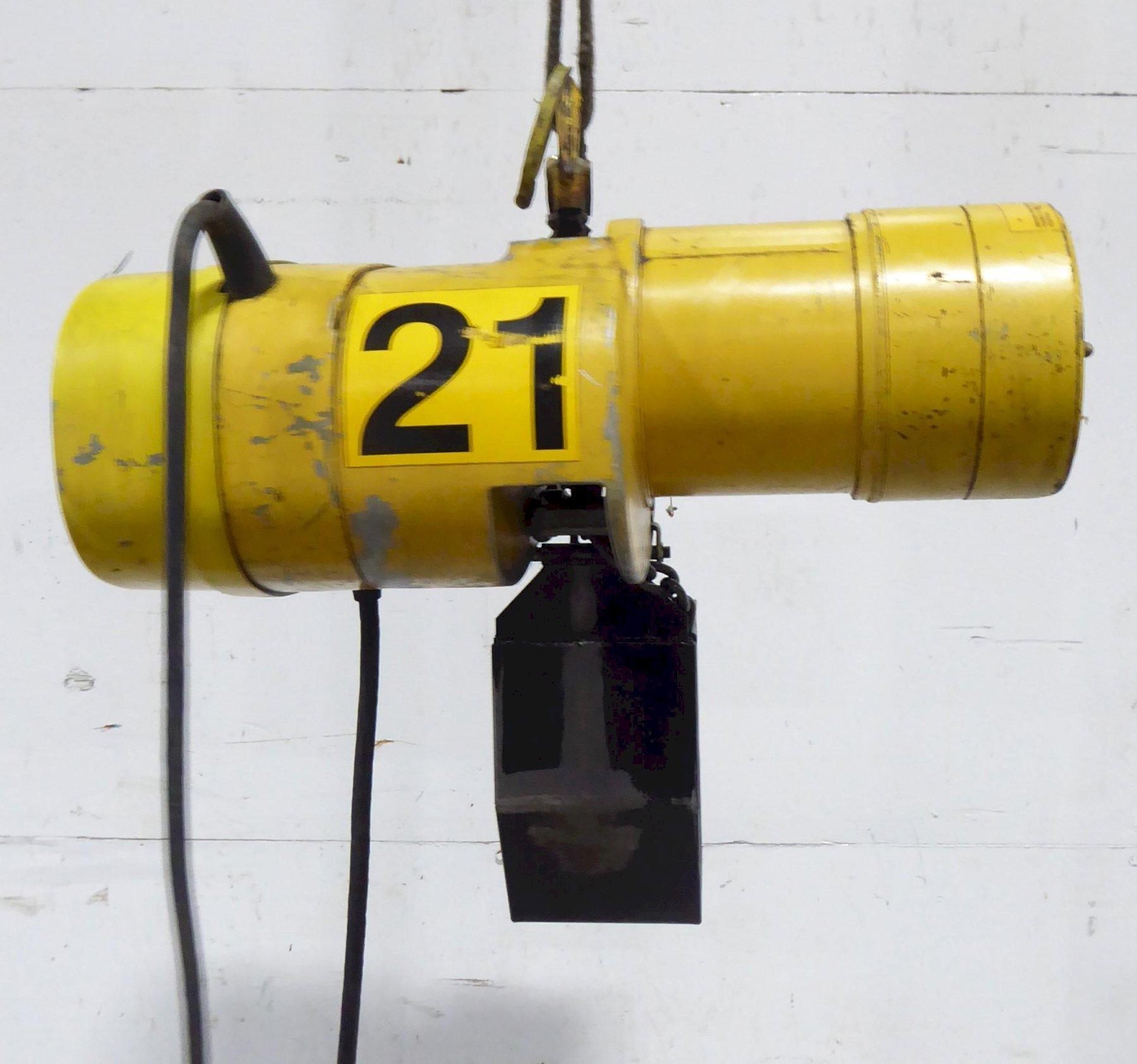 1/2 Ton Budgit Electric Chain Hoist, 16 FPM, Pendant, 1/2 HP,  Low Price