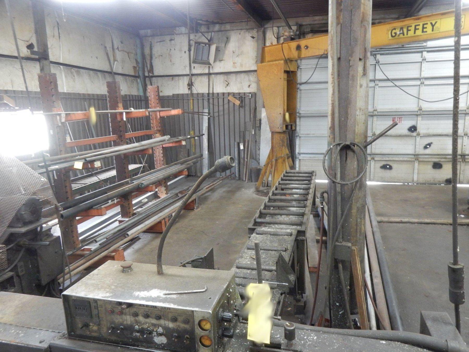 1 - PREOWNED HEMSAW HORIZONTAL BANDSAW, MODEL #: 1000A, S/N: 122380