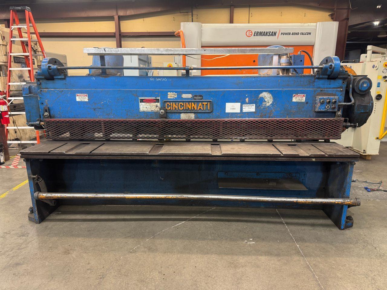1/4″ x 10′ Cincinnati 1810 Mechanical Shear