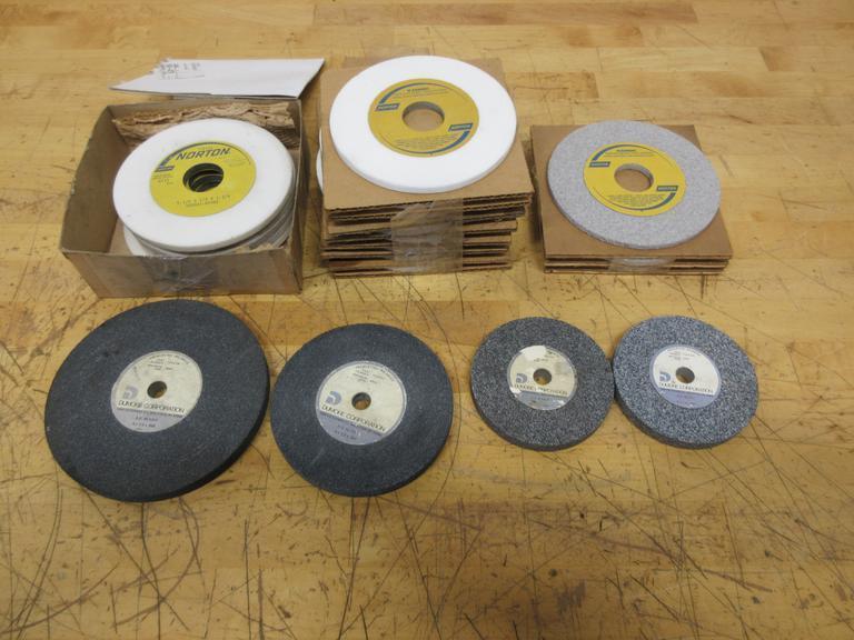 Surface Grinding Wheels and Dumore Too Post Grinder Wheels Assorted Sizes and Types(21pcs) **New Unused**- Auction Item