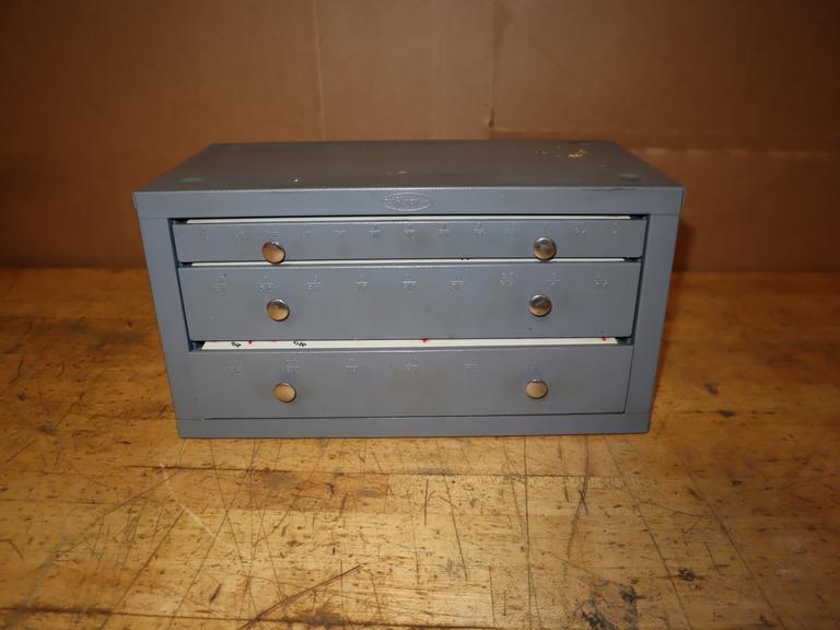 Huot 3-Drawer 1/16 - 1/2 Fractional Jobber Drill Index- Auction Item