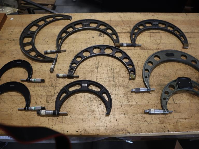 Starrett and Mitutoyo MIcrometers - Auction Item