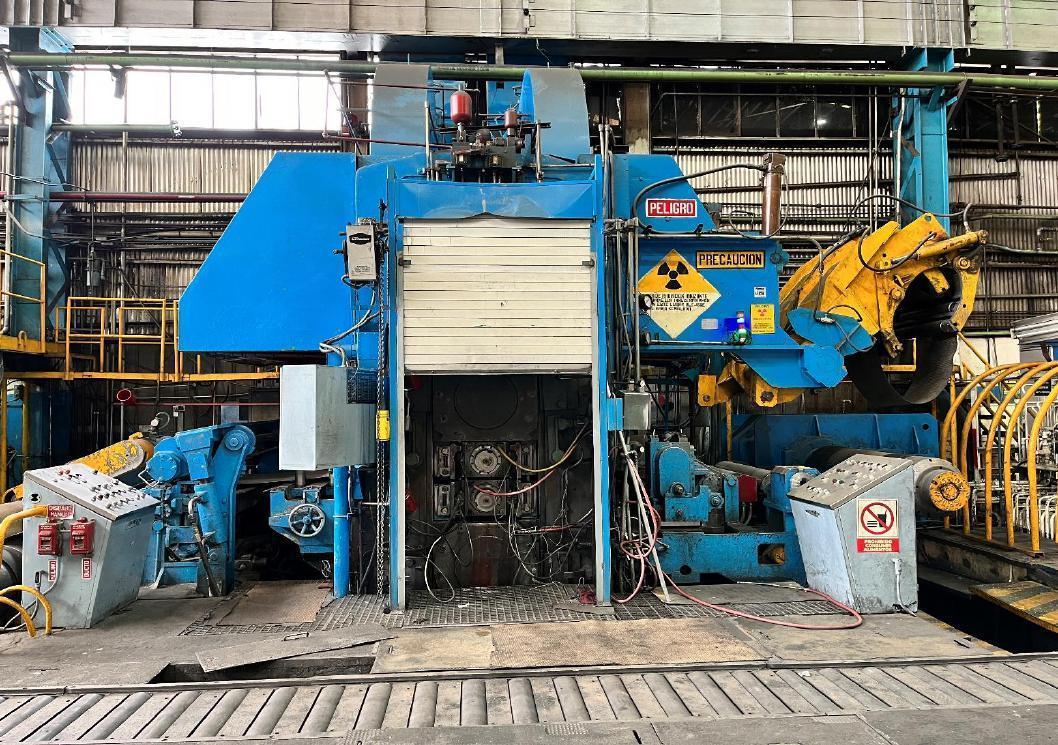 1100mm (43") x 0.25mm Exit Spidem 4-HI Aluminum Reversing Cold Rolling Mill