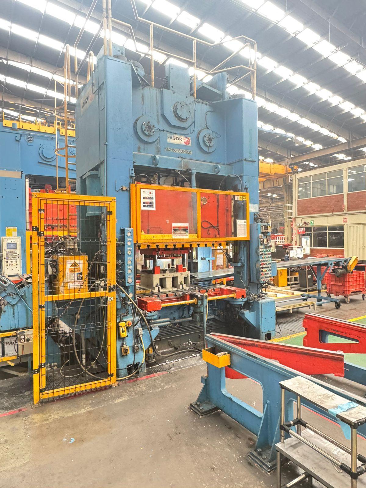 150 Tons FAGOR ARRASATE 1,800 × 1,200 mm
