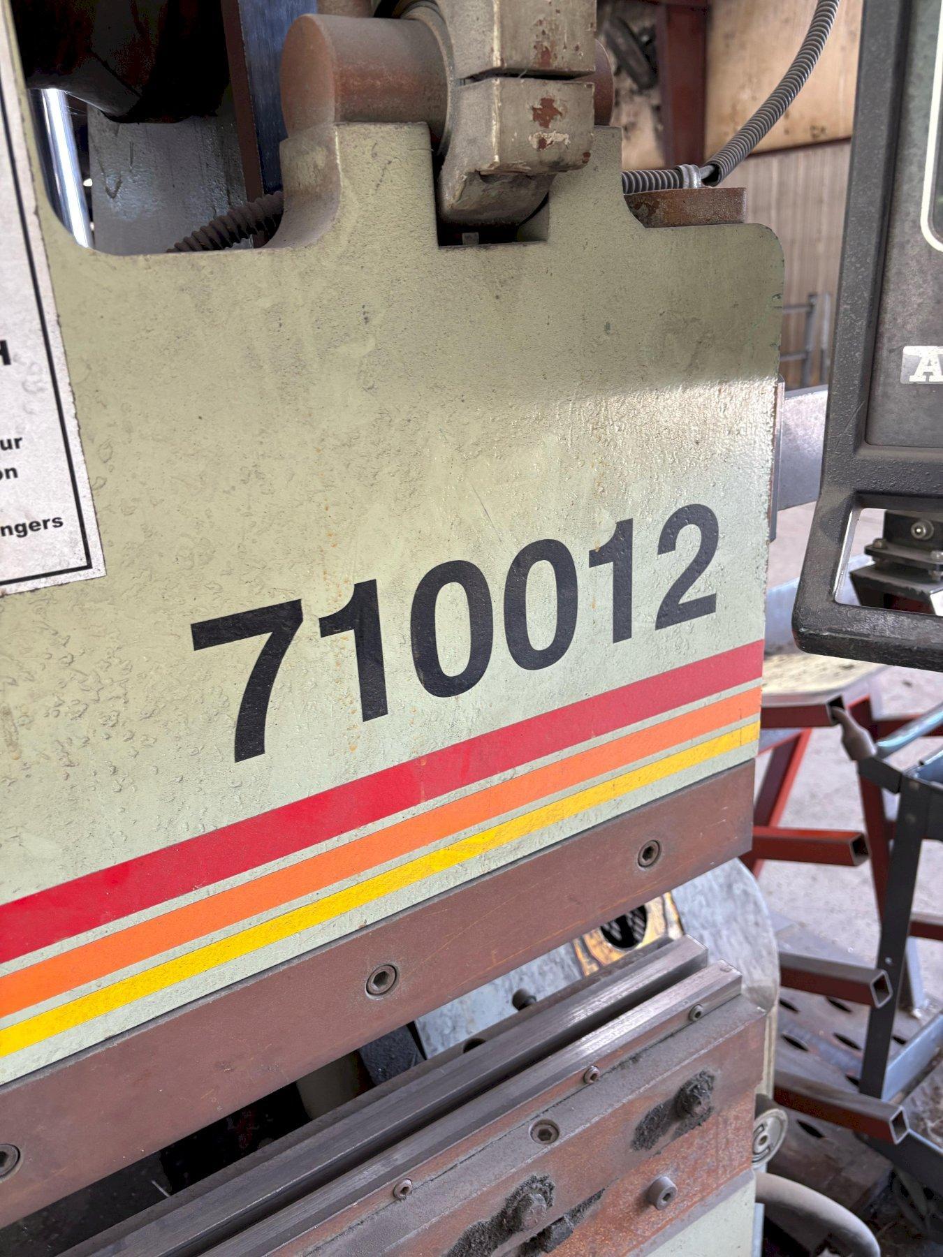 1 - PREOWNED ACCURPRESS CNC HYDRAULIC PRESS BRAKE, MODEL #: 710012, S/N: 3370
