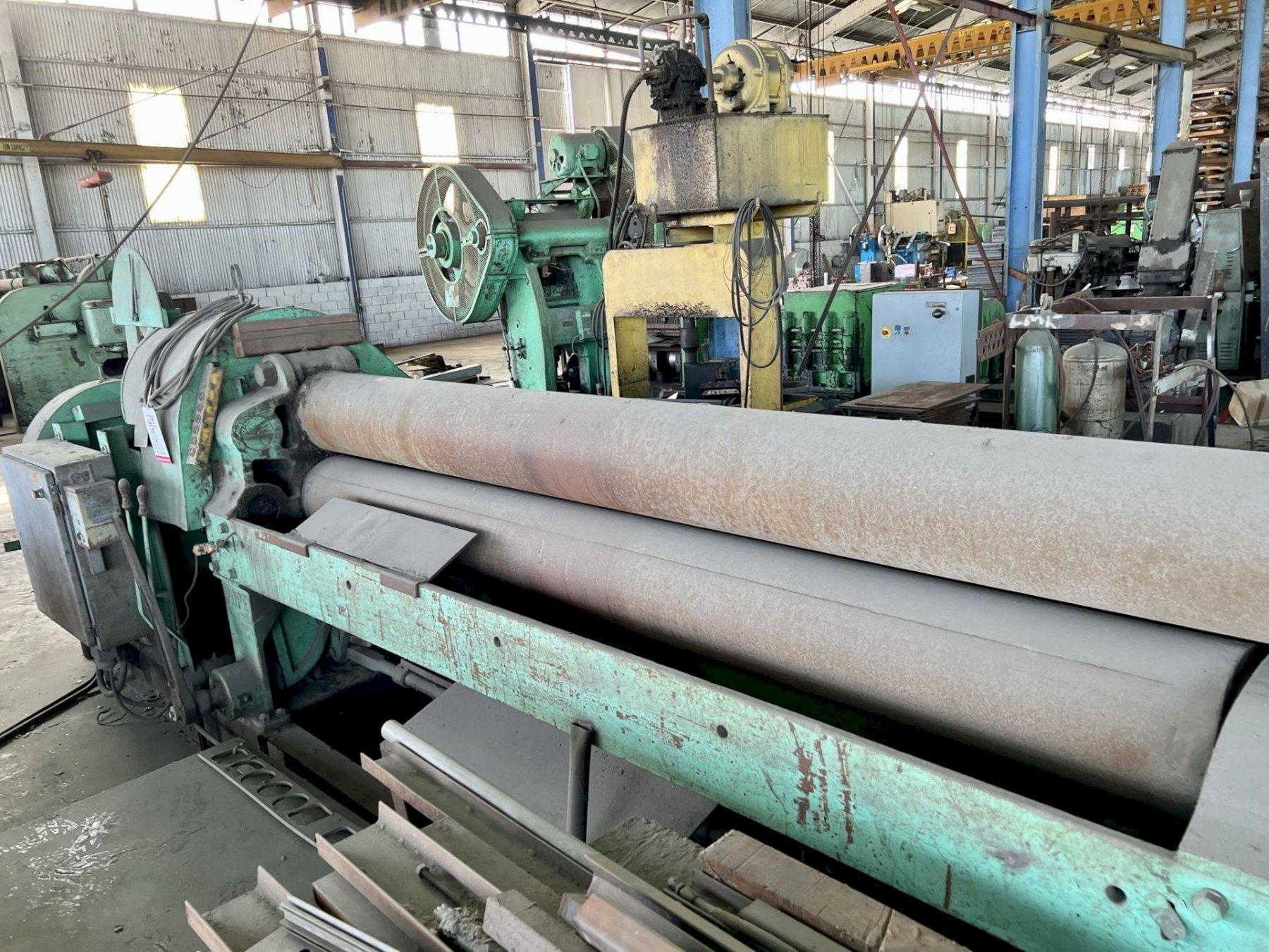 10' x 1" POPE MODEL PR-101000-4 MECHANICAL PLATE ROLL