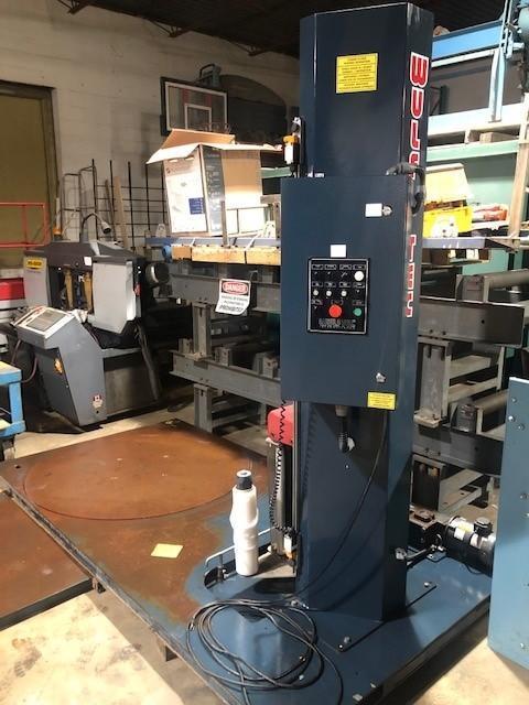 WULFTEC  MODEL WLP-150 SEMI AUTO PALLET STRETCH WRAPPER STOCK # 2782
