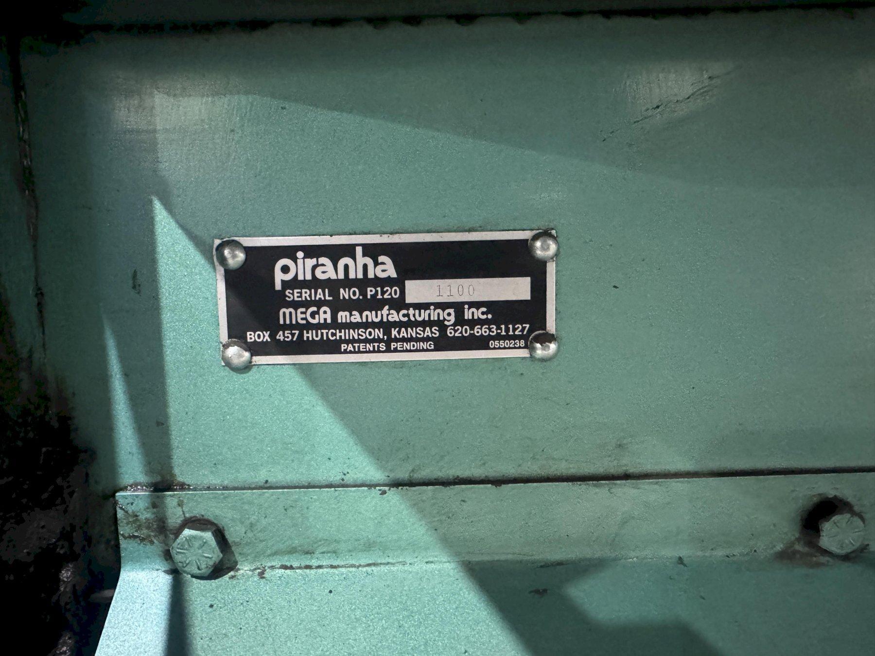 120 TON PIRANHA P120 HYDRAULIC IRONWORKER: STOCK #80681