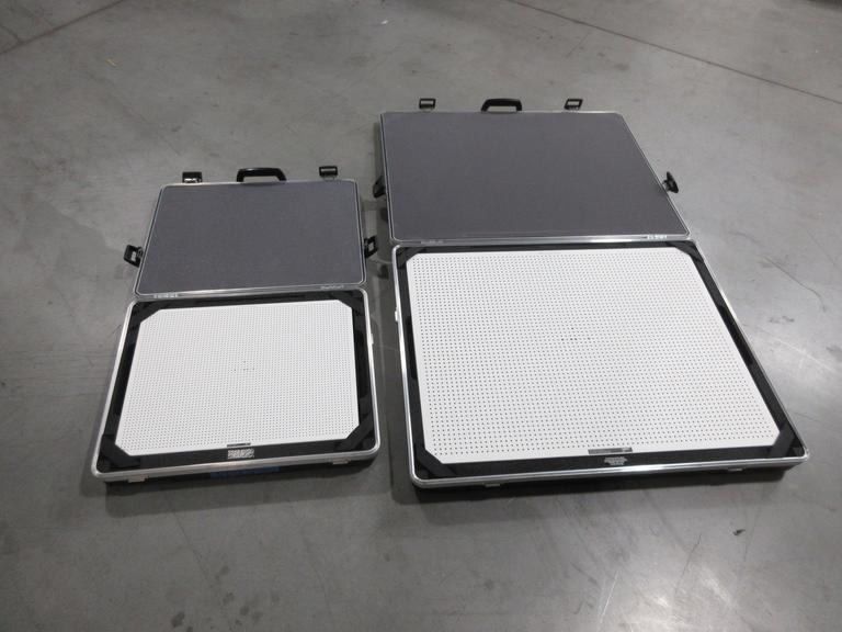GOM Calibration Panels (2pcs), CP40 / MV 320mm & CP40 / MV 560mm, Both In Protective Carry Cases- Auction Item