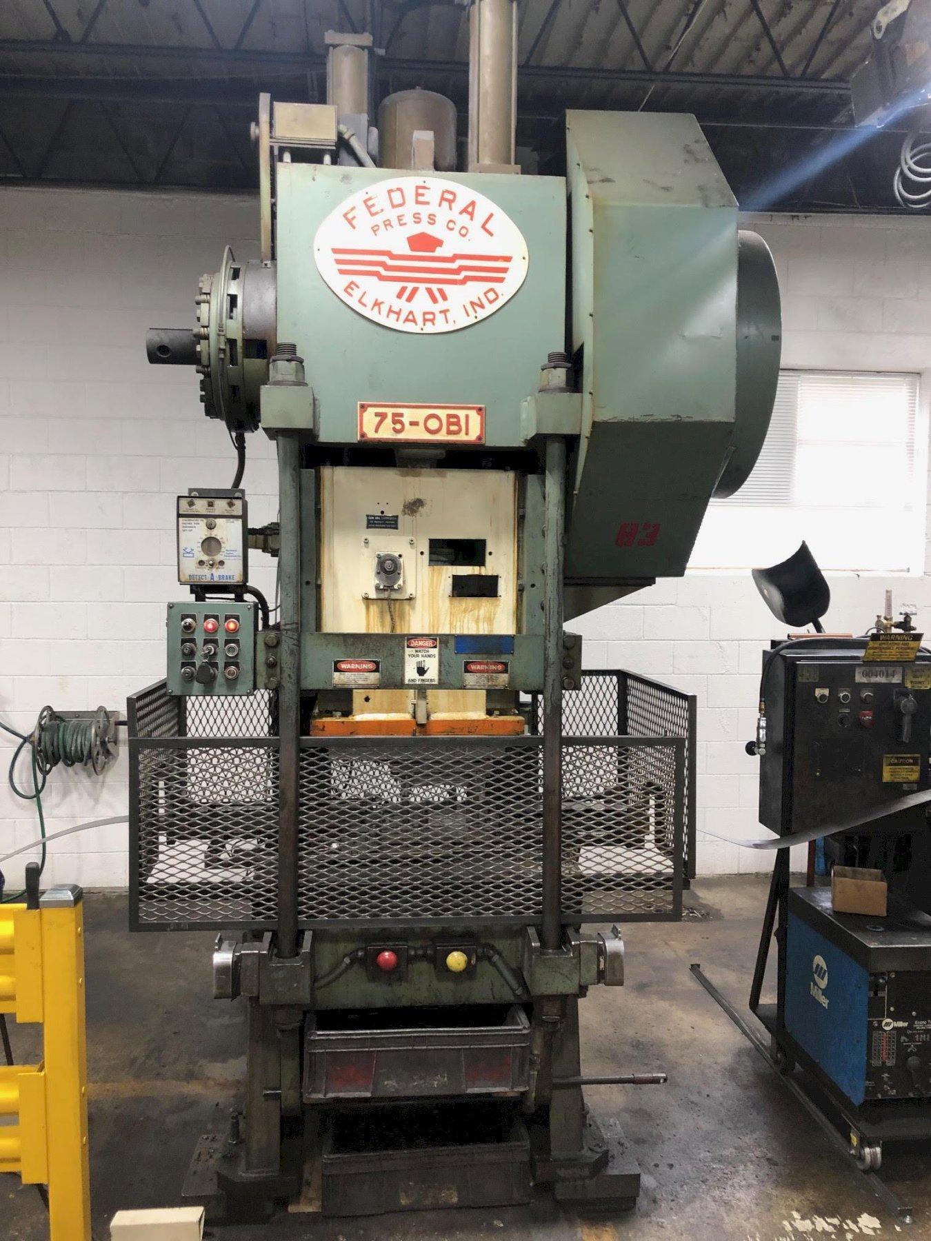 75 TON FEDERAL OBI PRESS