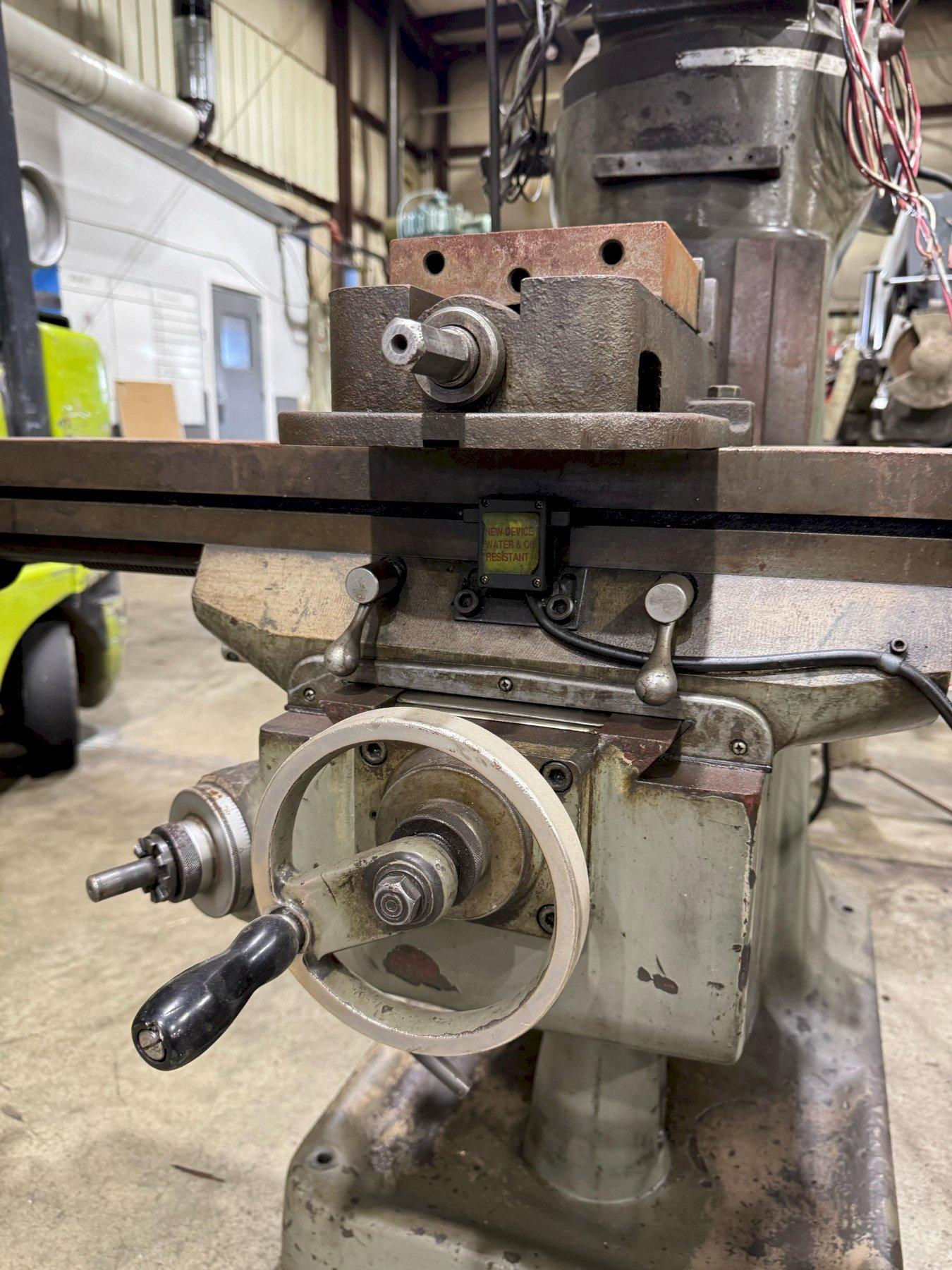 1 - PREOWNED YAMAZEN VERTICAL MILL, MODEL #: YC 1-1/2 VA, S/N: 42091