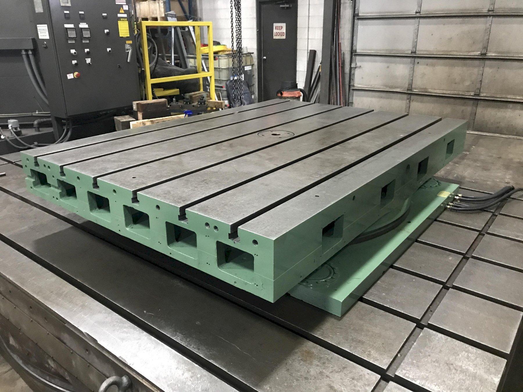 60" X 84" GIDDING & LEWIS AIRLIFT ROTARY TABLE