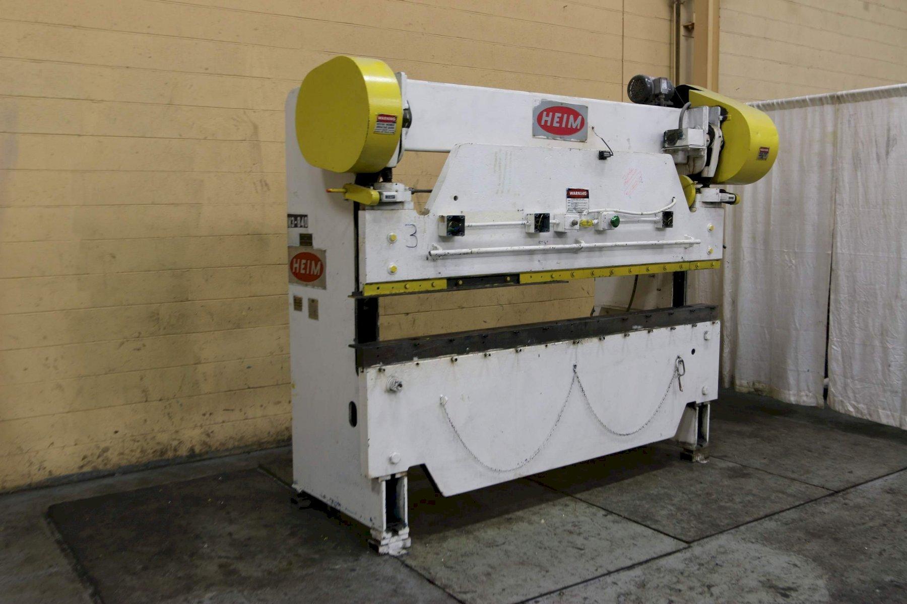 45 TON X 8' HEIM PRESS BRAKE: STOCK #68976