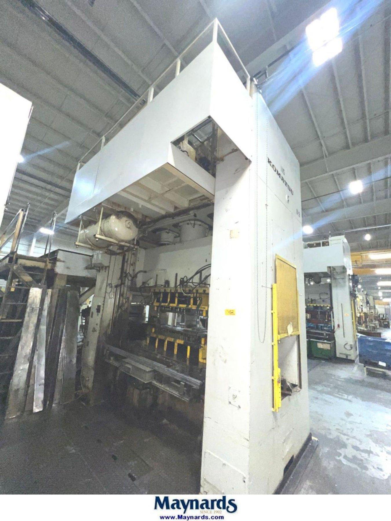 300-ton Komatsu Straight Side Mechanical Press For Sale Model #E2G-300U