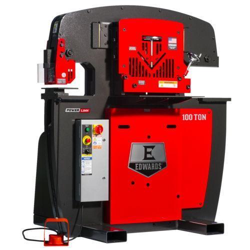 (1) NEW EDWARDS 100 TON IRONWORKER