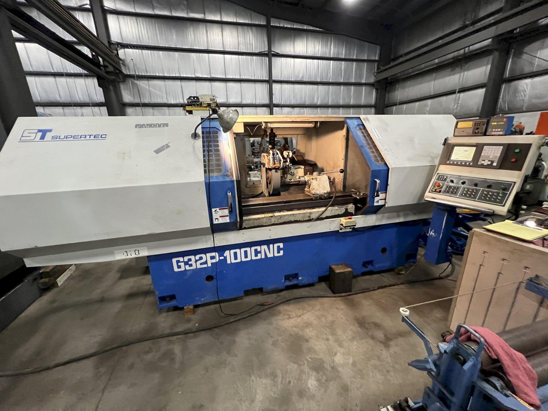SUPERTEC MODEL G32P-100CNC CYLINDRICAL UNIVERSAL GRINDER, 2008