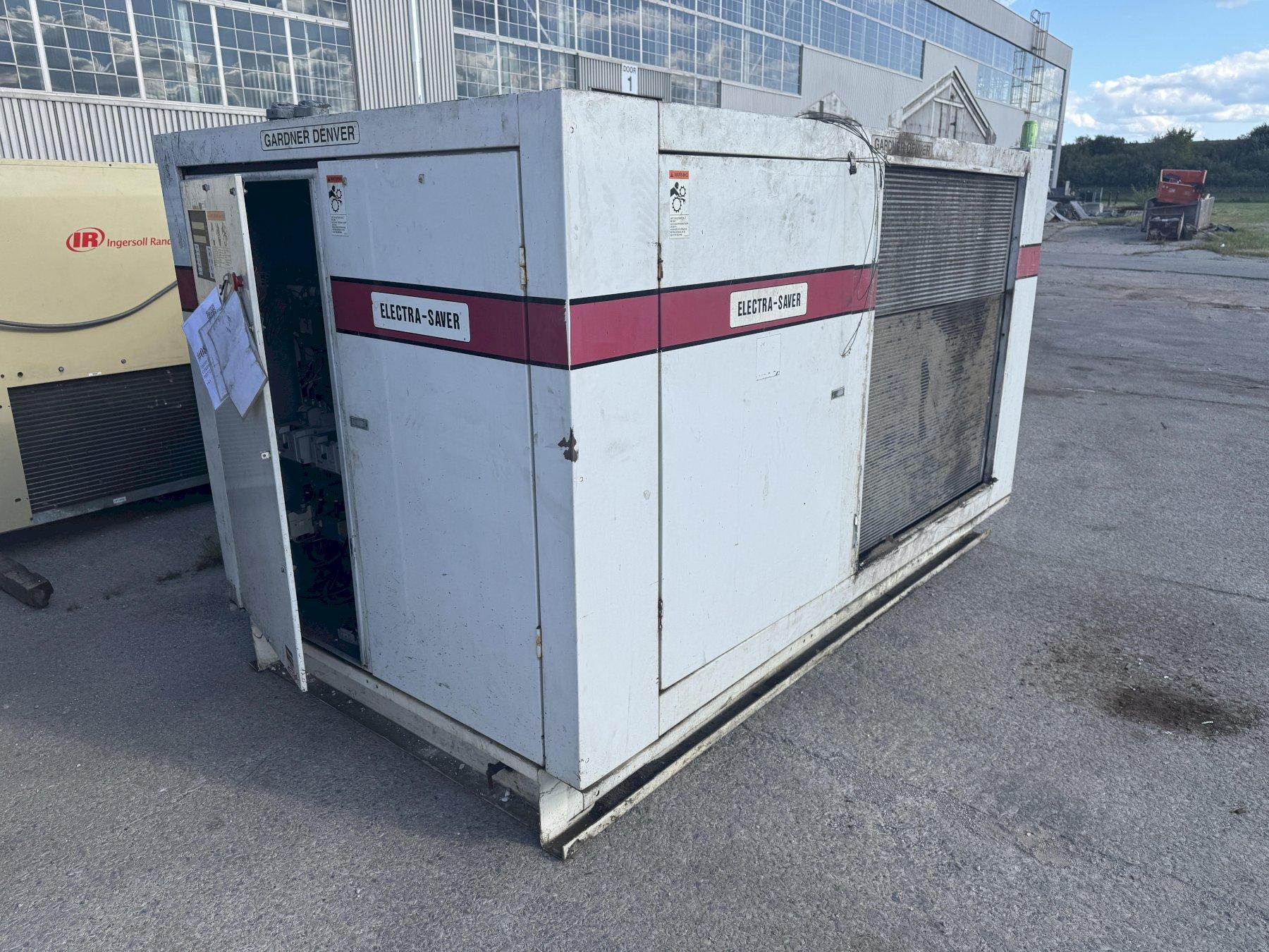 300 HP GARDNER DENVER EAU99G ROTARY SCREW AIR COMPRESSOR. STOCK # 0887625