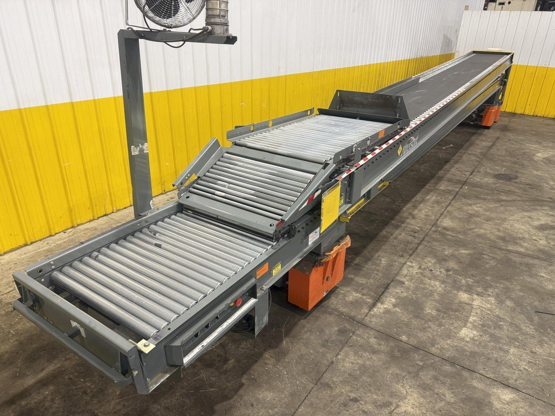 64 FT X 35" ROACH MODEL #TL2 TRUCKLOADER TWO-STAGE POWERED TELESCOPING ROLLER CONVEYOR: YOBRO #25709