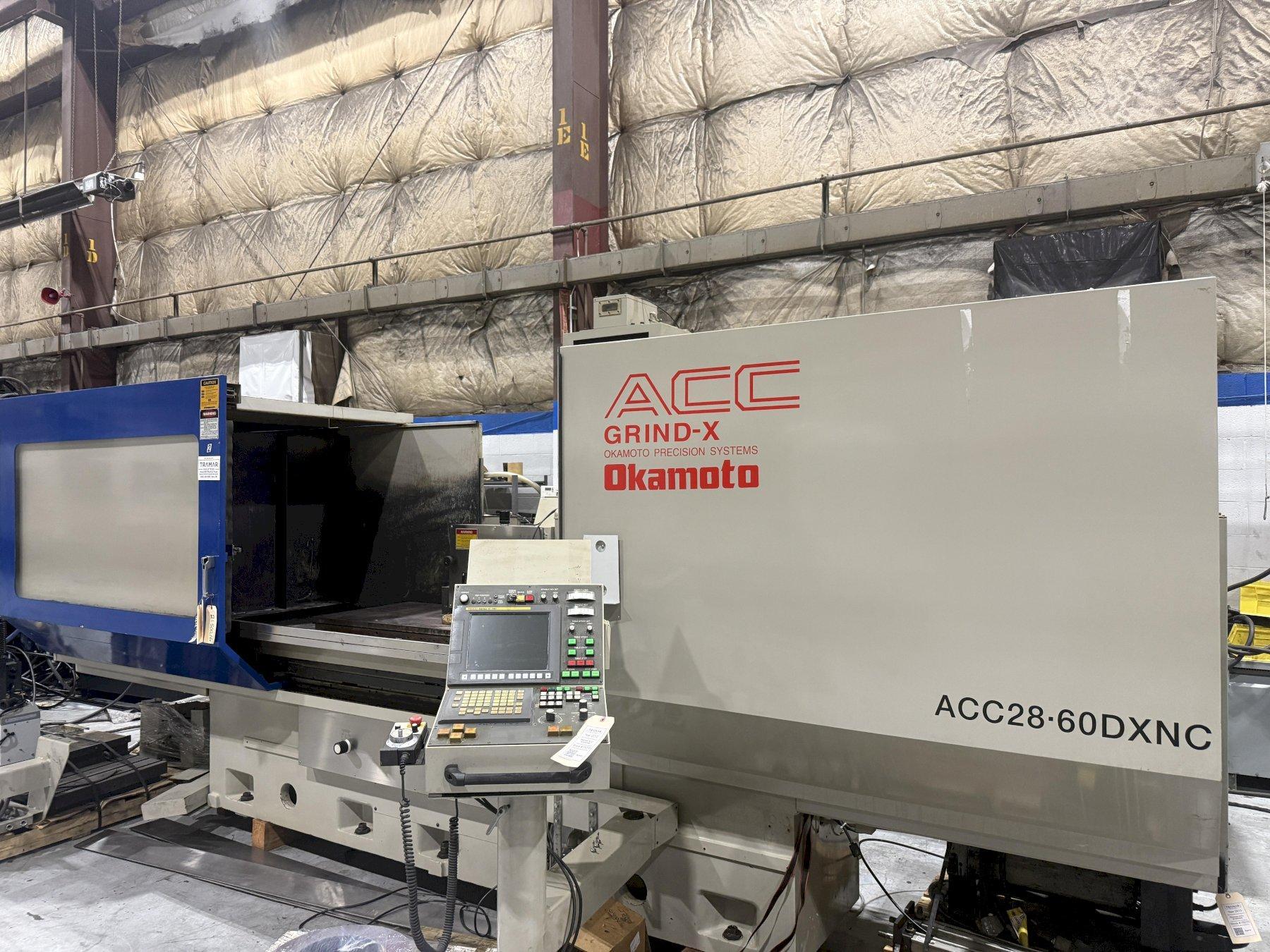 Okamoto ACC-28.60DXNC Column Type Precision CNC Surface Grinder For Sale, 2013