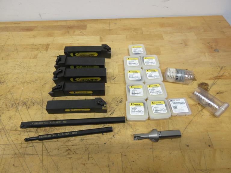 Kennametal Tool Holders Boring and Facing, Kennametal Kentip Carbide Drill Inserts, Komet 3/4" Shank .562" Diameter Insert Drill ***New In Boxes***- Auction Item
