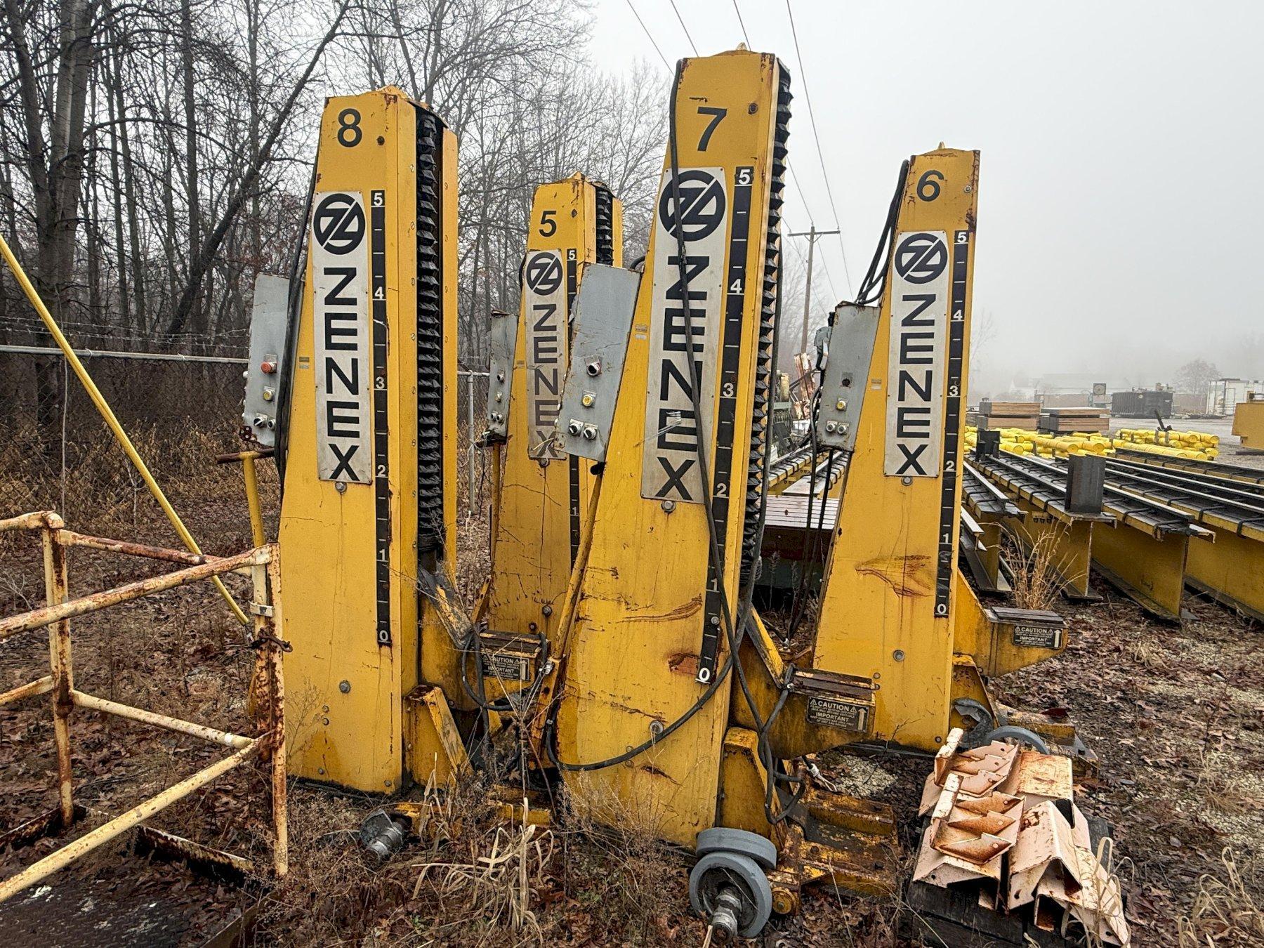 (4)  ZENEX CORPORATION MODEL RTS-3000 PORTABLE ELECTRIC POWER VEHICLE LIFT JACKS: STOCK #17222