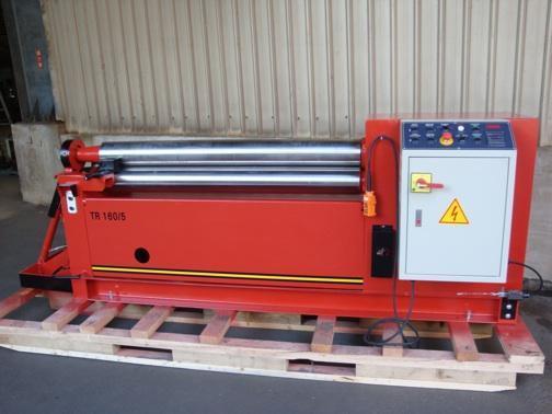(1) NEW LEMAS HYDRAULIC 3-ROLL INITIAL-PINCH PLATE BENDING ROLL, MODEL #: TR 160/5