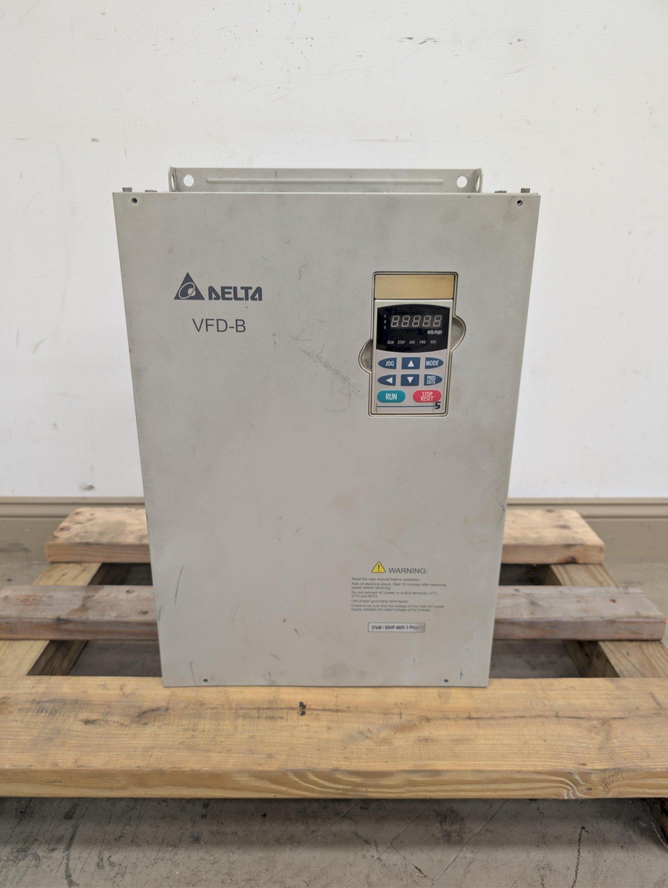 Delta VFD370B43A VFD-B 50 HP 37 kW 460V 3 Phase Variable Frequency Drive