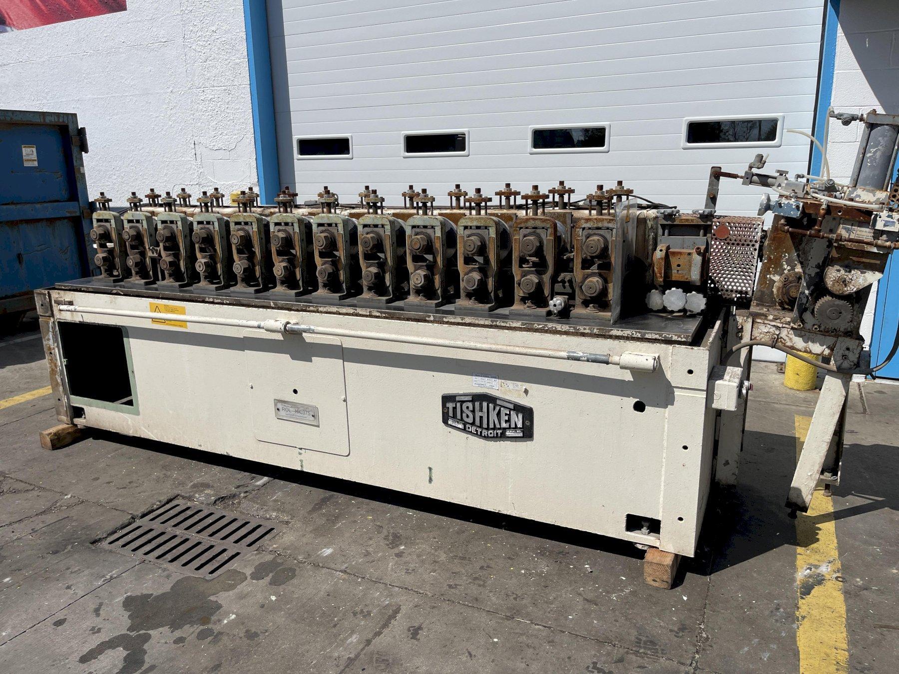 12 STAND X 1-1/2" TISHKEN ROLLFORMER: STOCK #76622