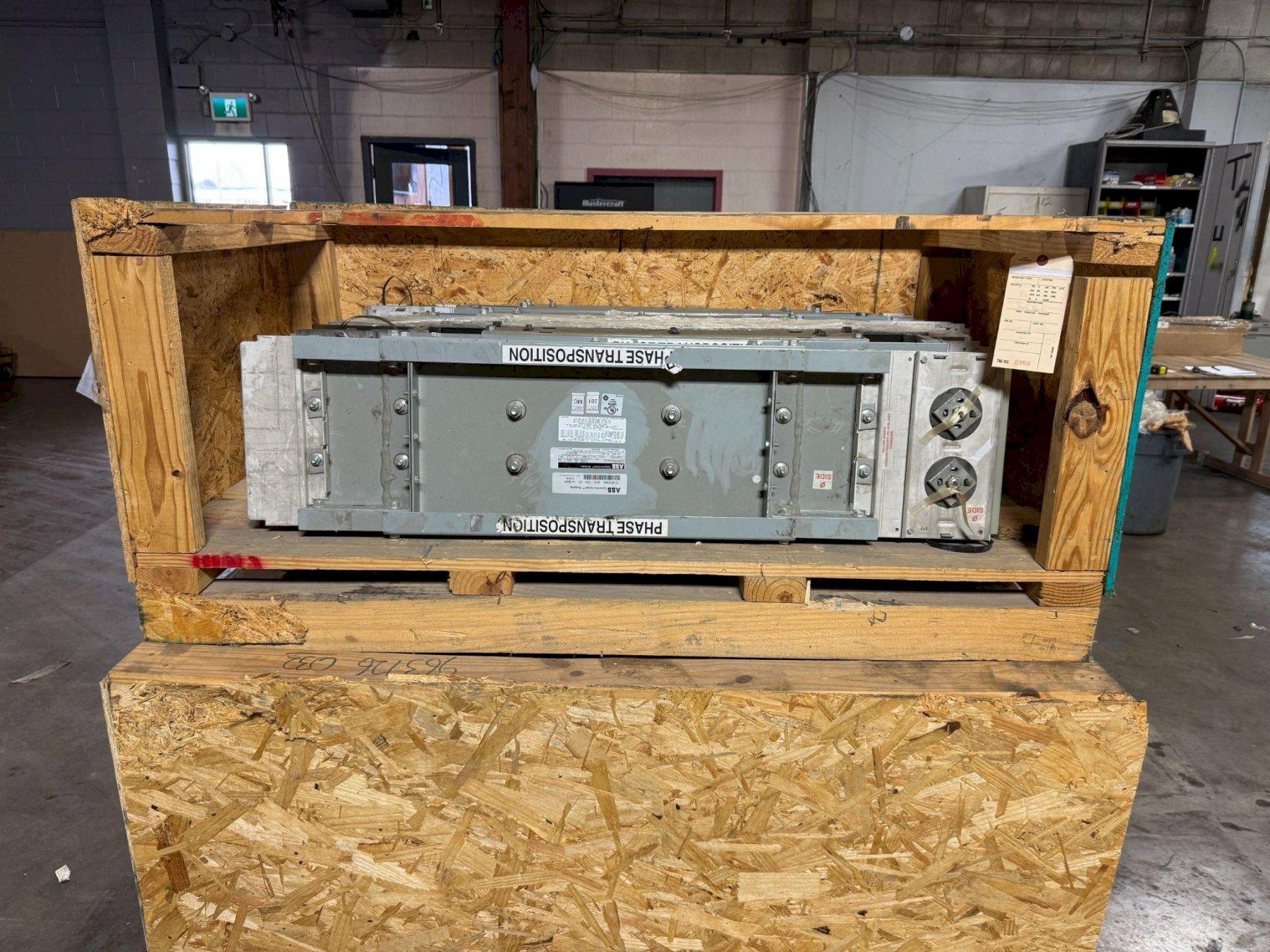 ABB 2500A Spectra Series Copper Phase Transposition Unit SPSH, 600V, 3PH, 3G NEW