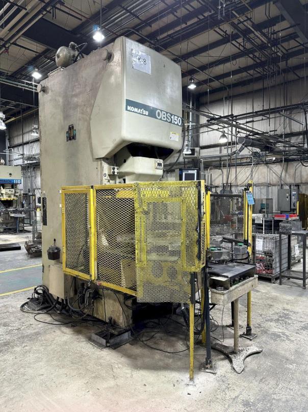 1997 Komatsu OBS 150-5 Gap Frame Press (#5973)
