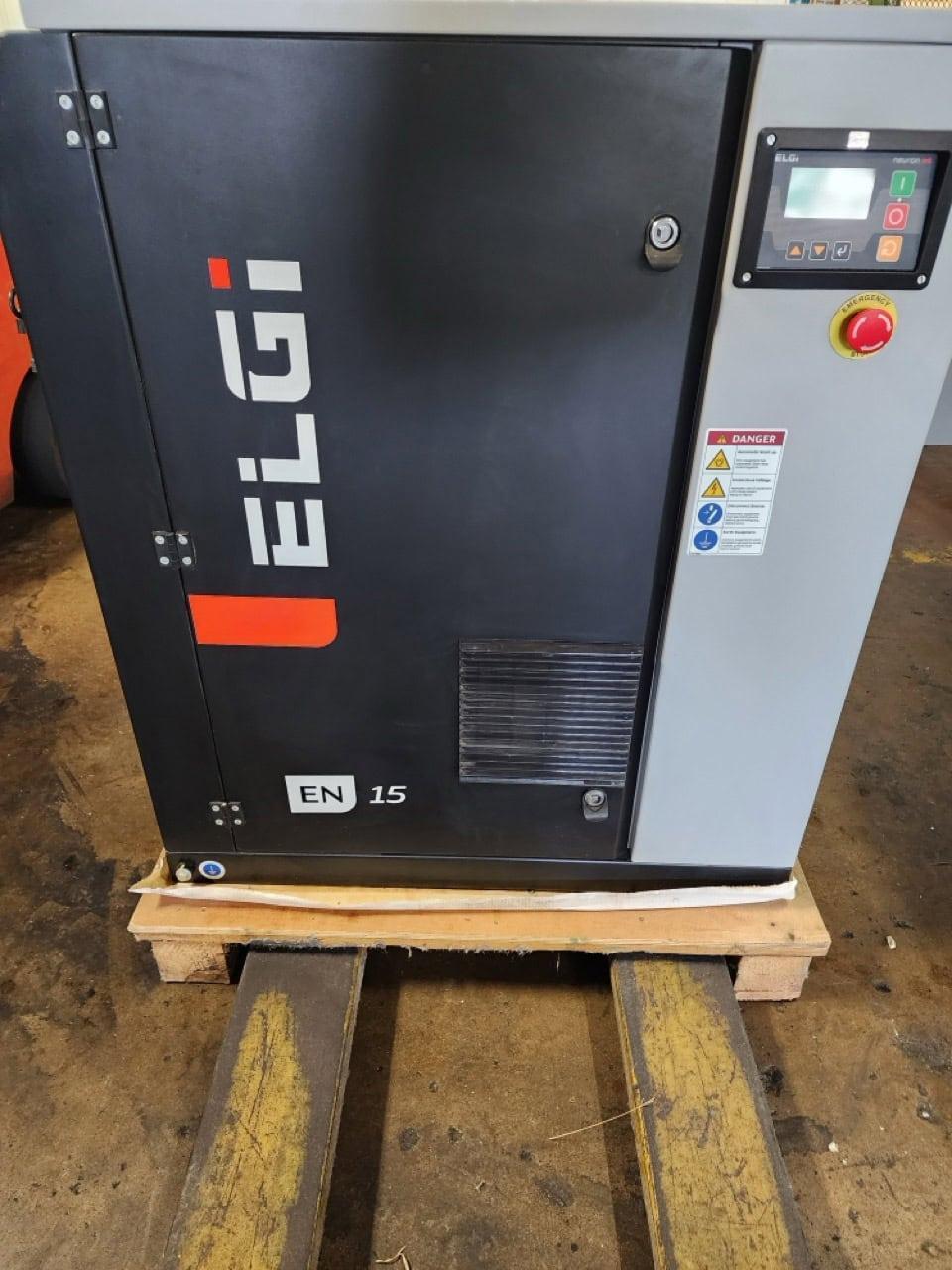 20 HP ELGi EN15-125 Rotary Screw Air Compressor, 2018