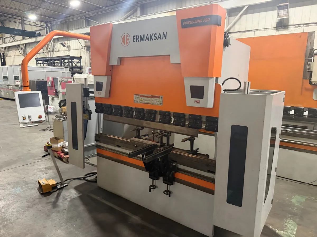 USED ERMAK POWER BEND PRO 83" X 66 TON HYDRAULIC 3 AXIS CNC PRESS BRAKE