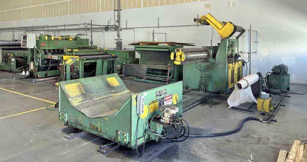 60" x 0.139" x 20,000# Rowe/Voss Cut To Length Line