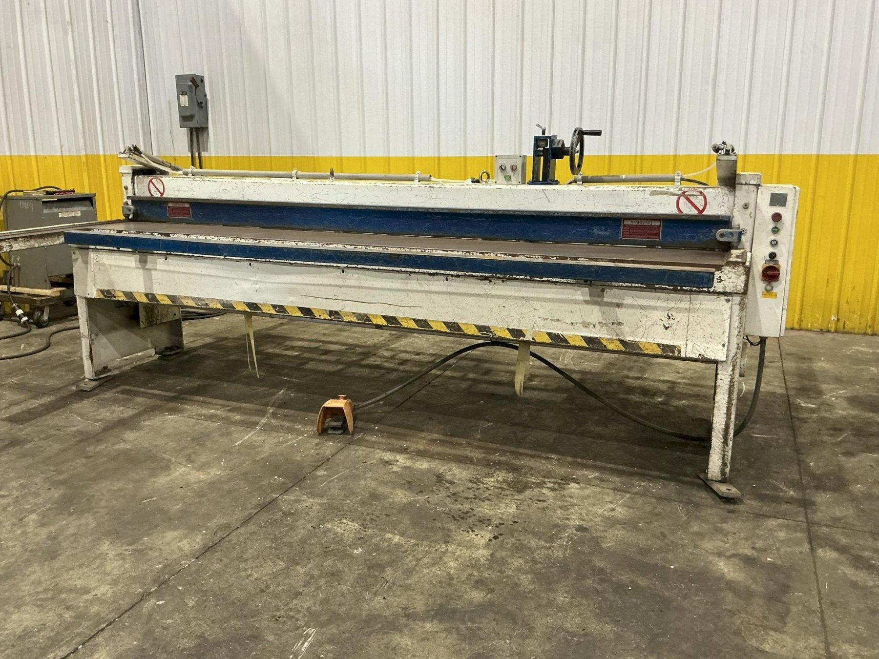 10' X 16 GA SCHECHTL MODEL #SMT310/BV ELECTRO MECHANICAL POWER SHEAR 1998 : YOBRO #26403