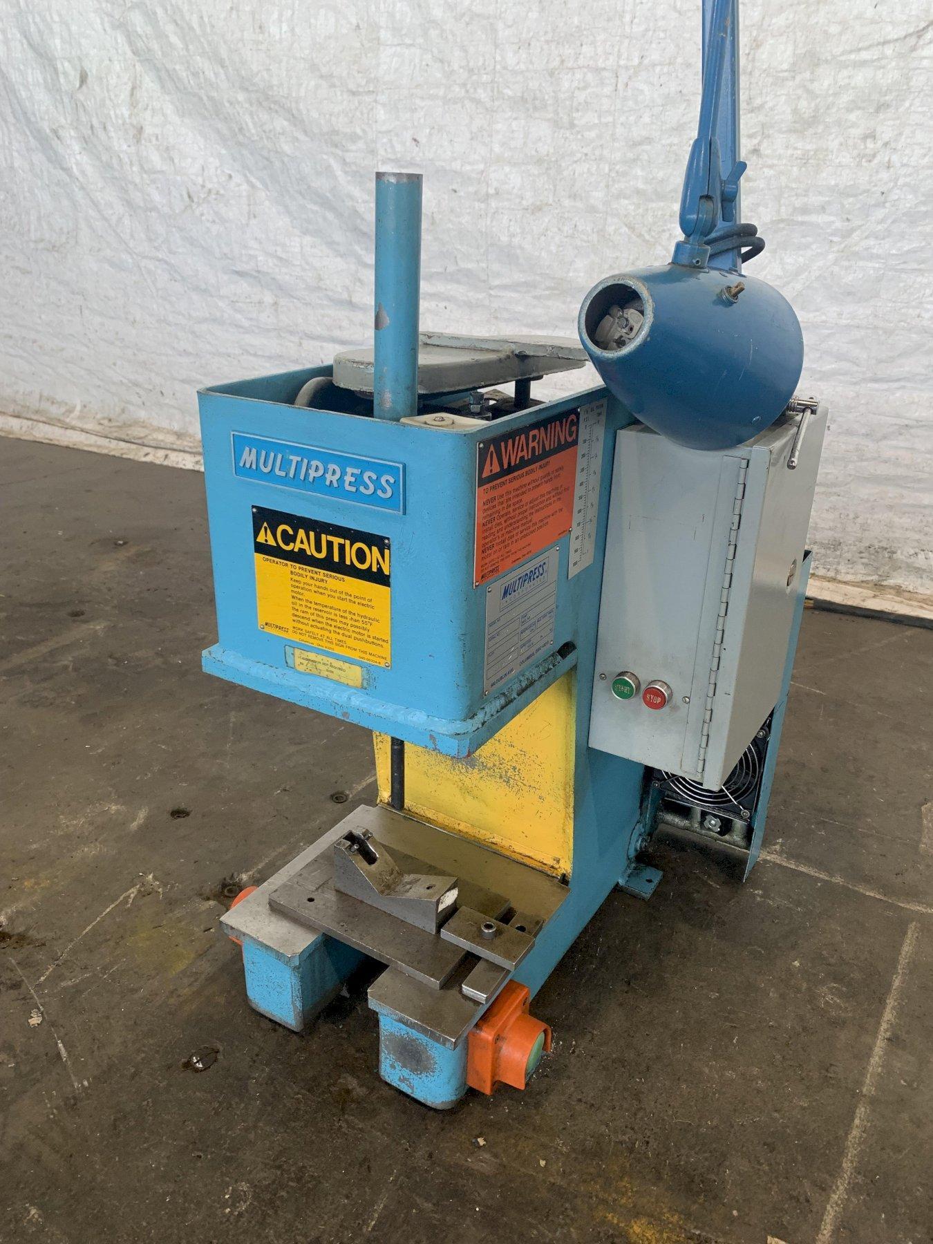 1 TON MULTIPRESS WUPA-1TR HYDRAULIC PRESS. STOCK #0686224