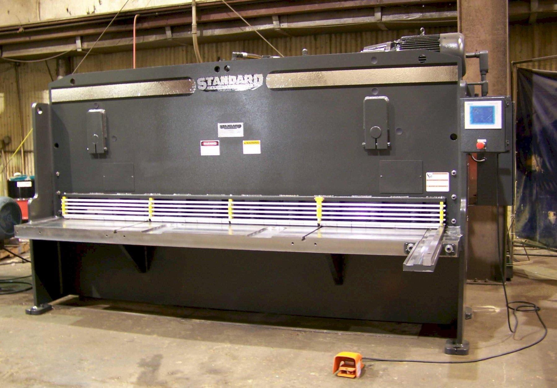 1 - NEW STANDARD HYDRAULIC POWER SQUARING SHEAR, MODEL #: AS375-8