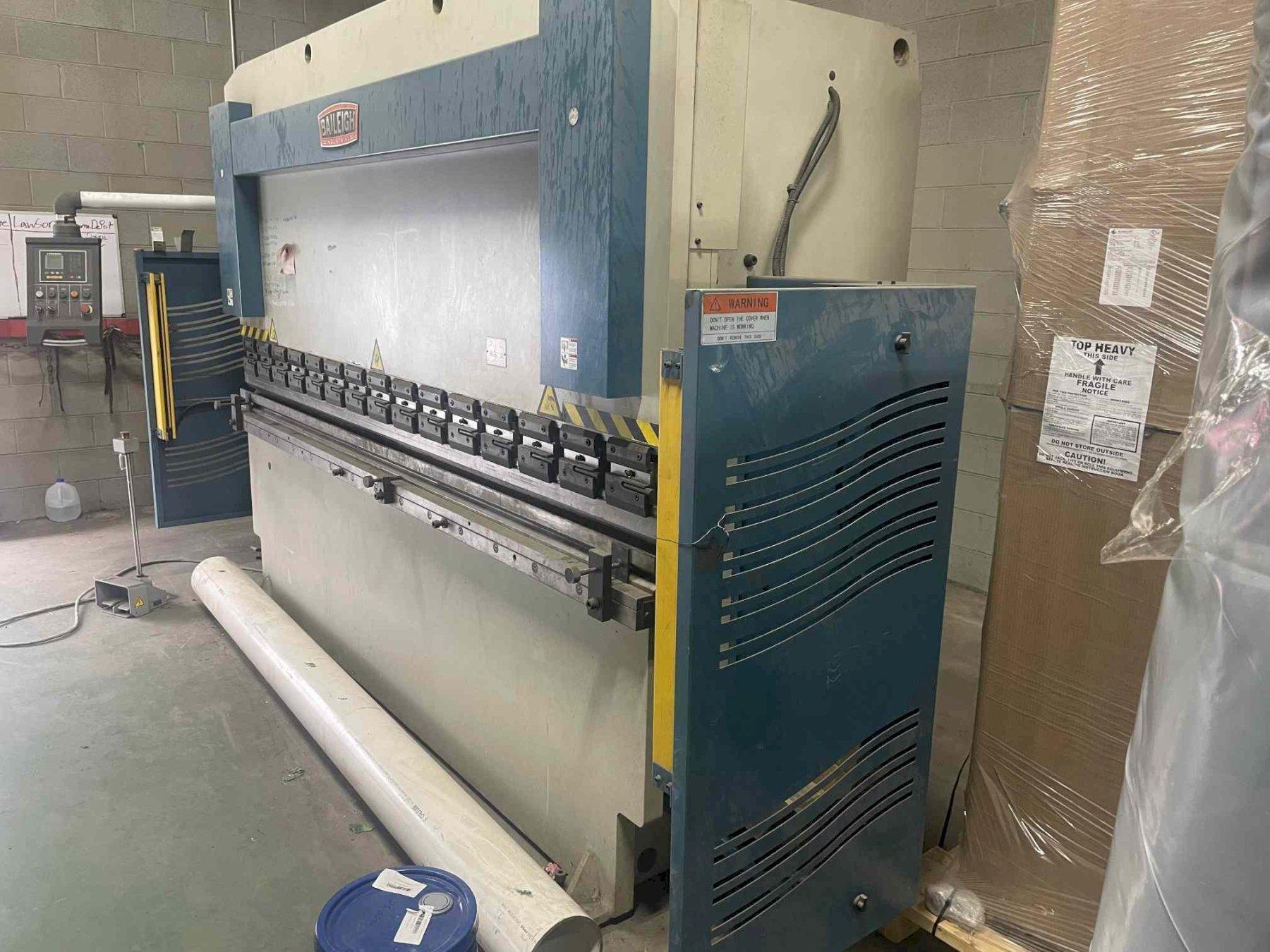 112 Ton x 10′ Baileigh  BP-11210 CNC Press Brake, 2019
