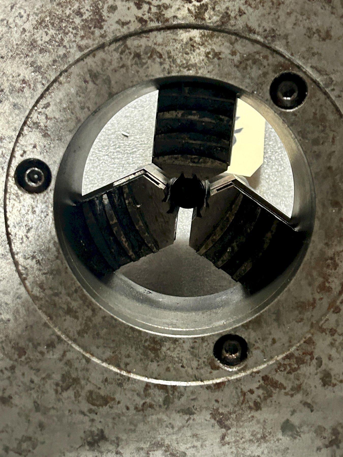 12" AUTO STRONG HSC-12 3-JAW SCROLL CHUCK, Plain Back, Solid Jaws, 1800 RPM Max Speed, 4200 kgf Gripping Force.