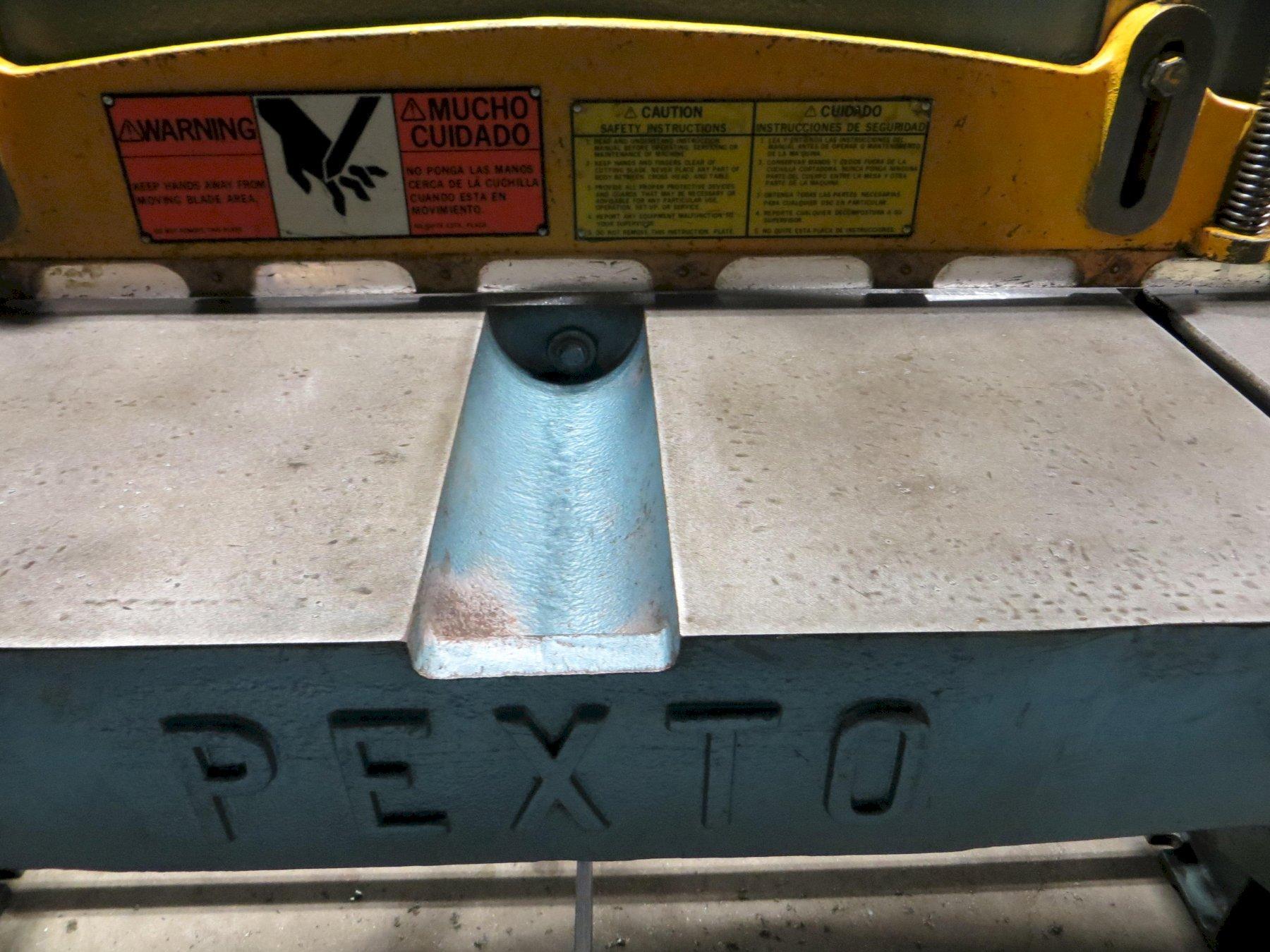 16 Ga x 52 in Pexto Foot Shear Model 152